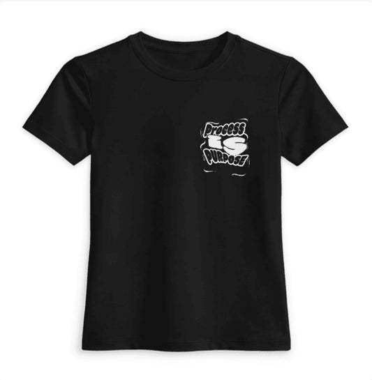 Process is Purpose Women’s Luxe T-Shirt (Black)
