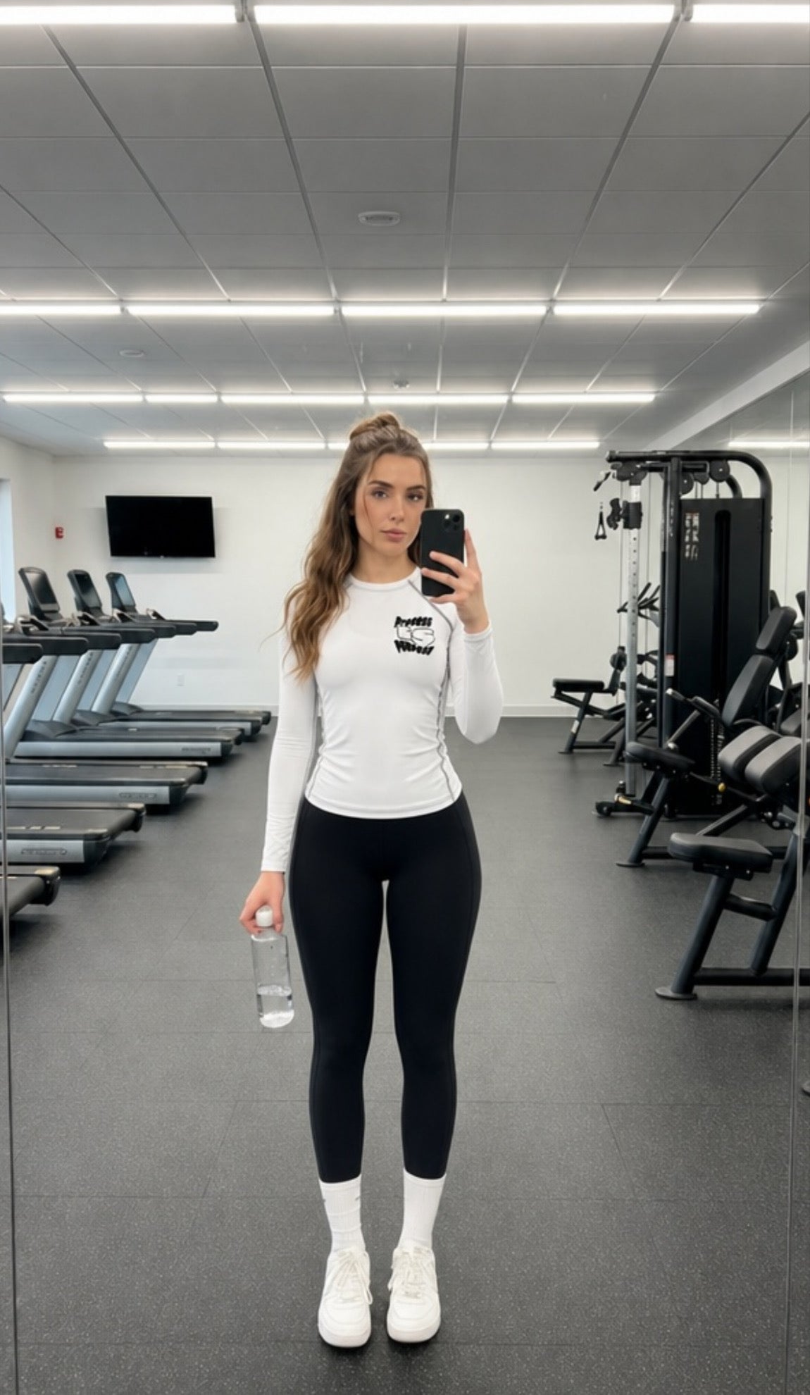 Process is Purpose woman’s long sleeve (White)