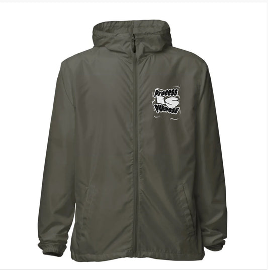 Process is Purpose Windbreaker (Graphite) (Unisex)