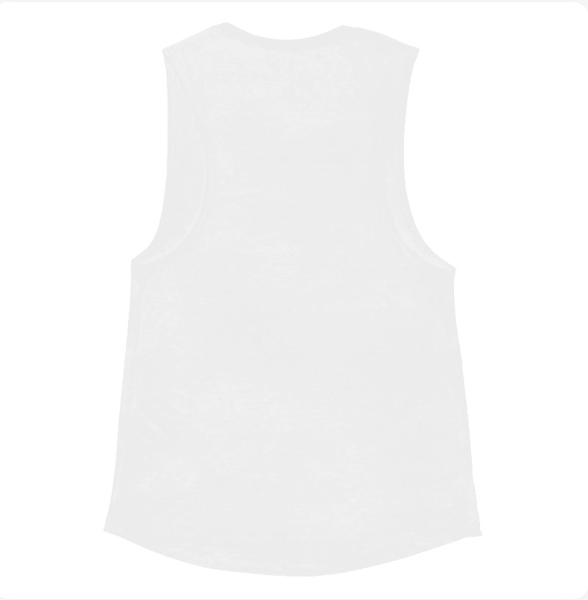 Process is Purpose woman’s muscle tank (White)