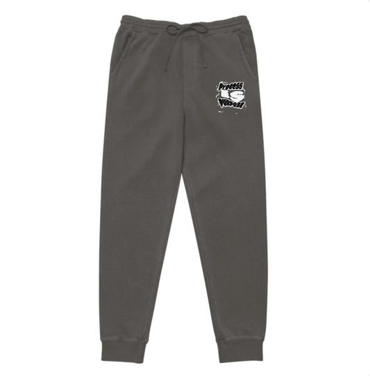 Process is Purpose Pigment dyed sweatpants (Pigment black) (Unisex)