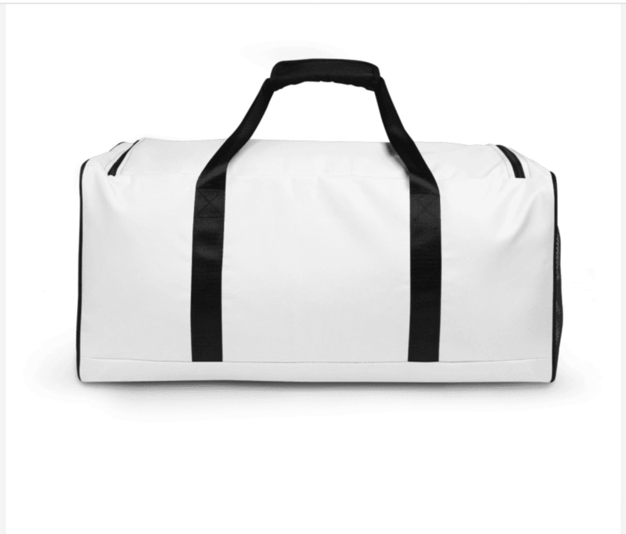 Process is Purpose Gym duffle bag (white)