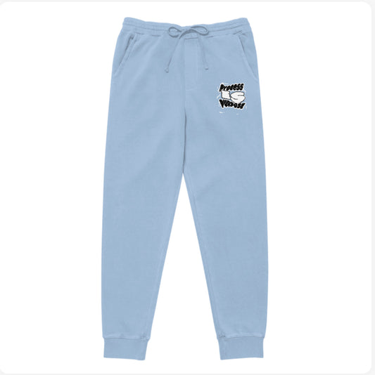 Process is Purpose Pigment dyed sweatpants (Pigment light blue) (Unisex)