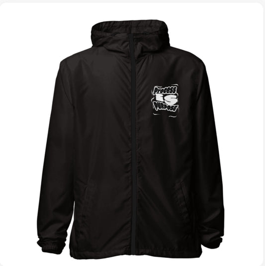 Process is Purpose Windbreaker (black)(Unisex)