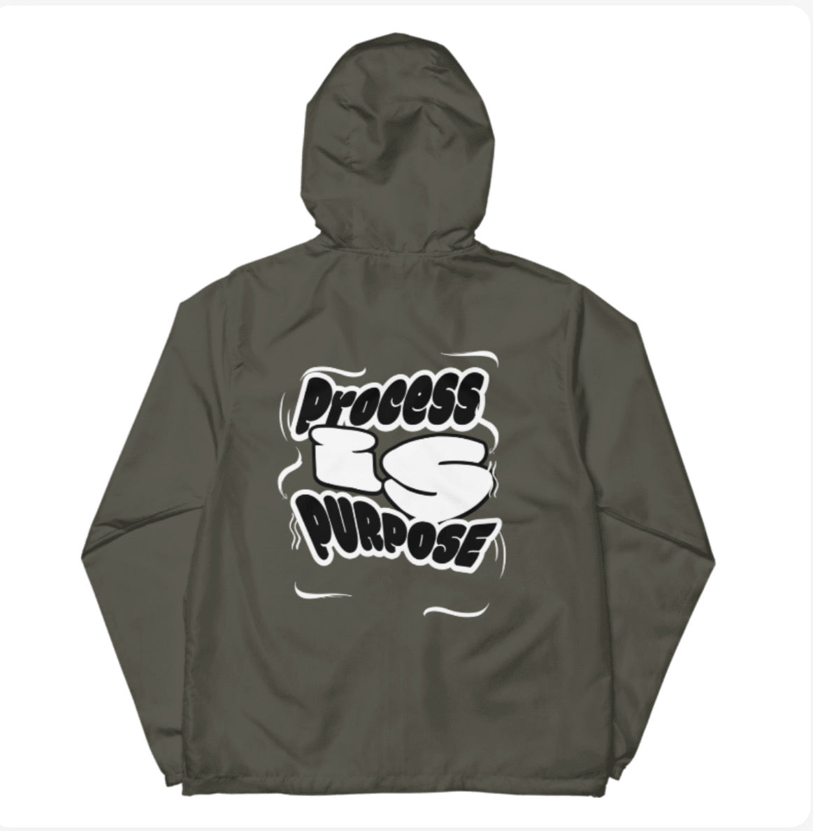 Process is Purpose Windbreaker (Graphite) (Unisex)
