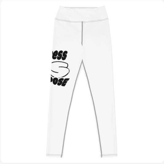 Process is Purpose woman’s high waist leggings (White)