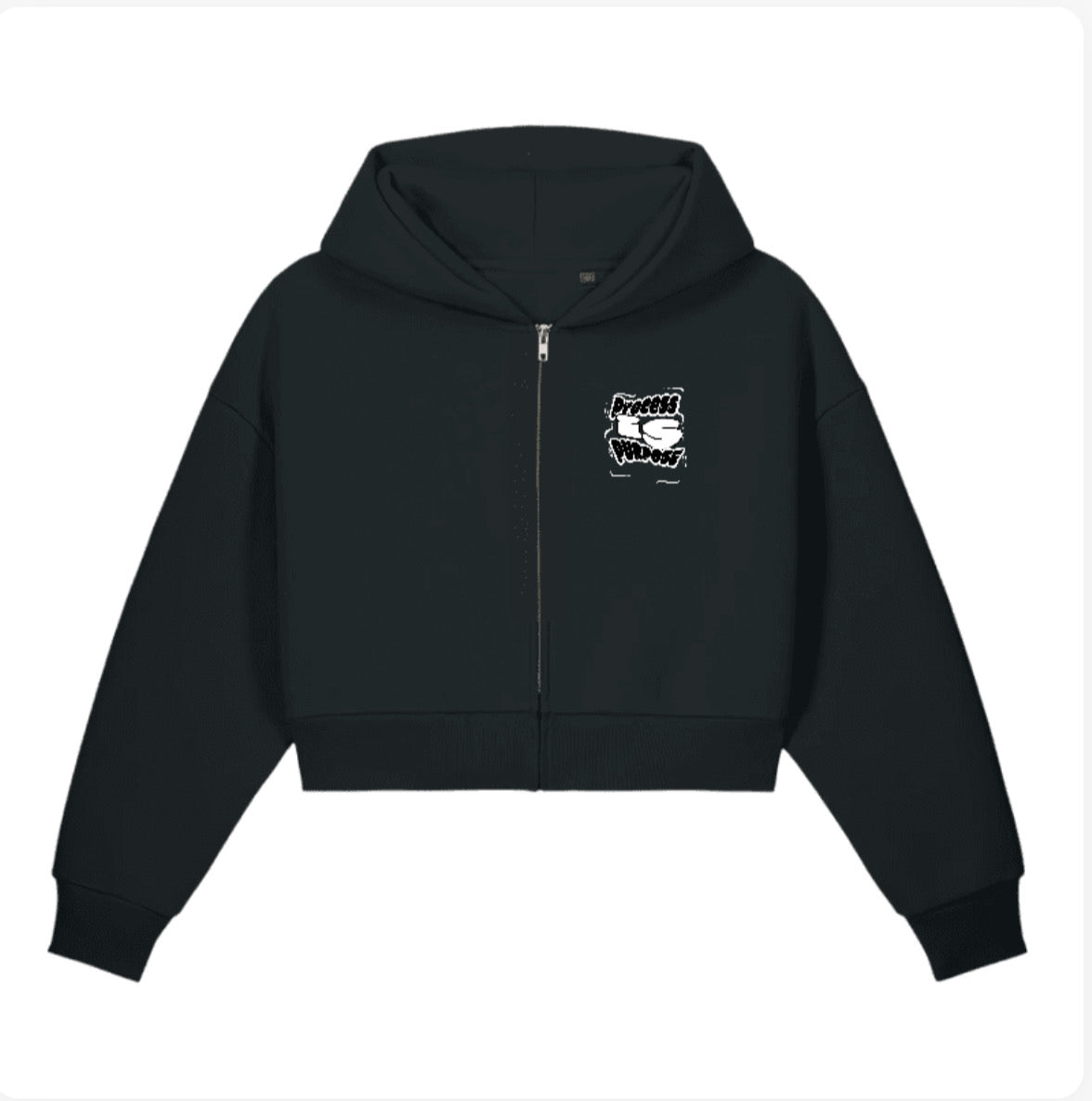 Process is Purpose Woman’s Heavy Weight Hoodie (Black)