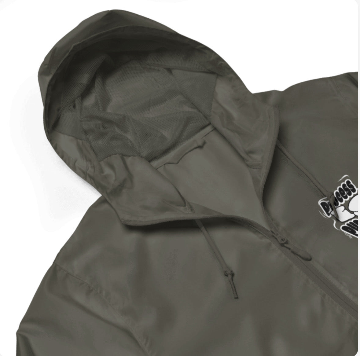 Process is Purpose Windbreaker (Graphite) (Unisex)